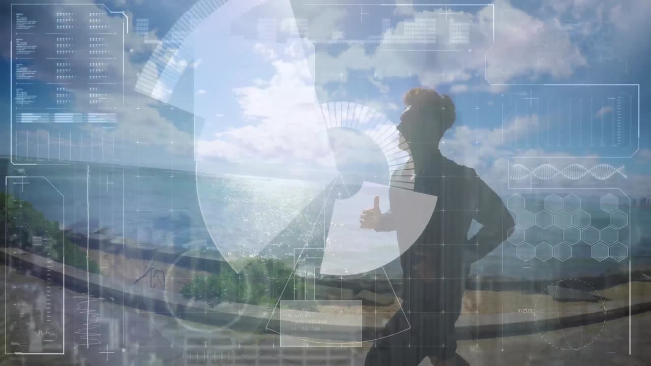 적합한 사람이 실행하는 데이터 처리의 애니메이션