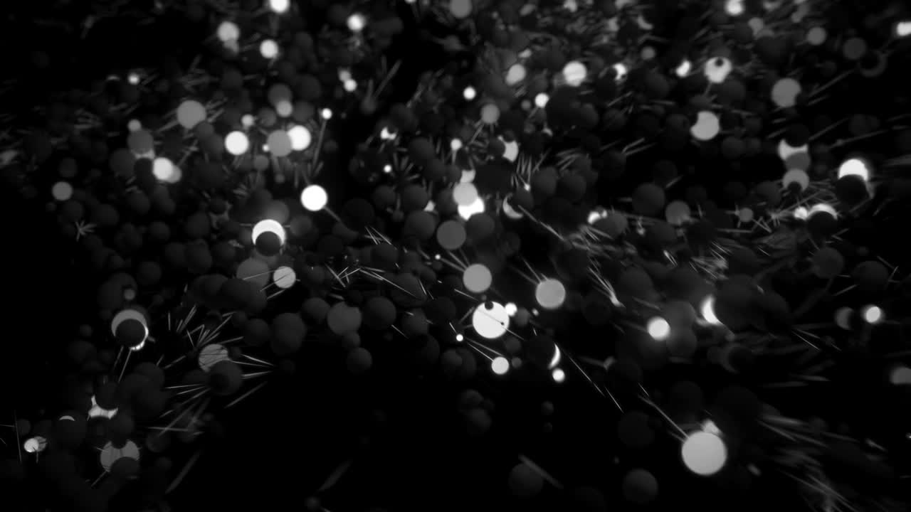 추상적인 반이는 입자들.