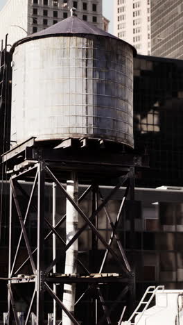 water tower in the city