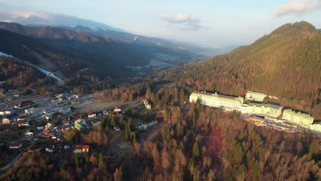 Aerial-View-of-Semmering,-Lower-Austria