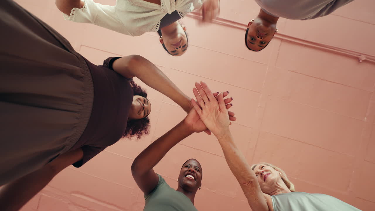 Diverse Group of Women Celebrating Success Together