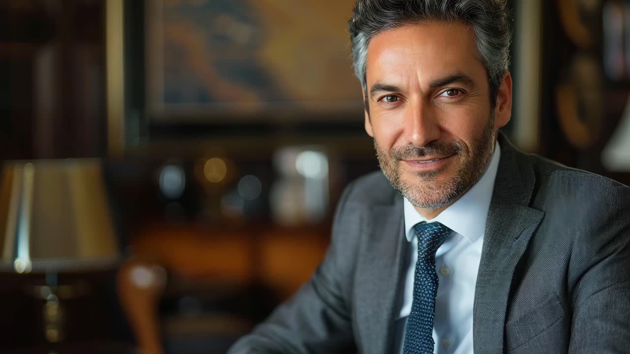 Professional Businessman in Office Setting