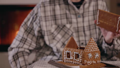 building a gingerbread house