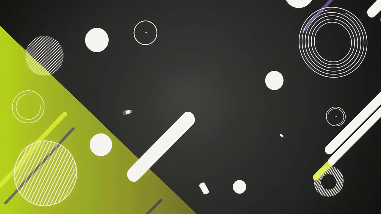 Dynamic Abstract Geometric Motion Graphics Background