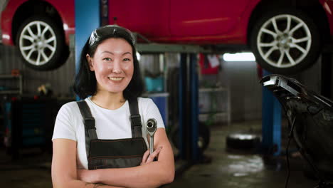 Worker-in-a-repair-shop