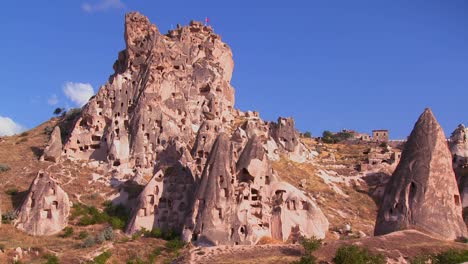 土耳其卡帕多西亞 (cappadocia) 的奇妙高樓建築和岩石結構