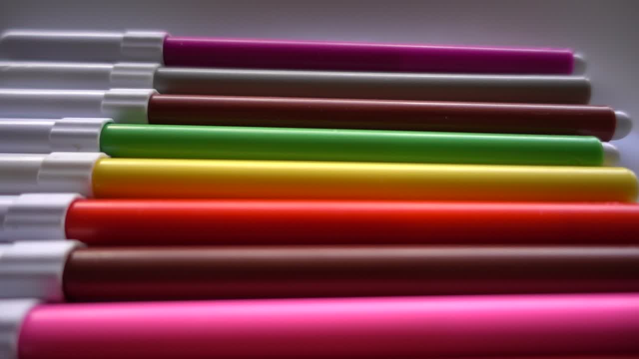 marcadores como movimiento lento de fondo