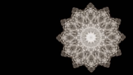 concepto de absorción de energía. video abstracto de patrón redondo girando y estrechando lentamente, consumiendo todo en su camino.
