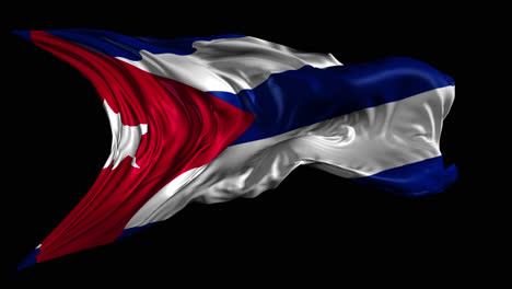 waving cuban flag