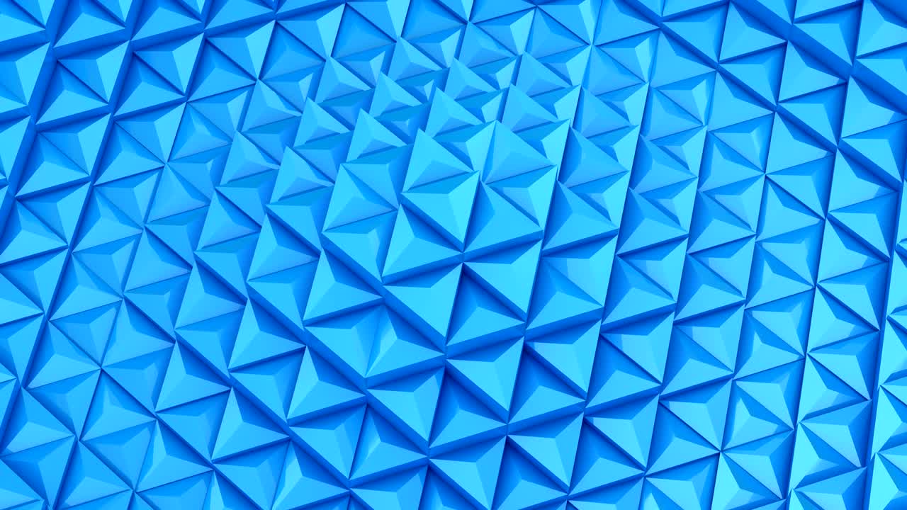 los triángulos formaron una onda