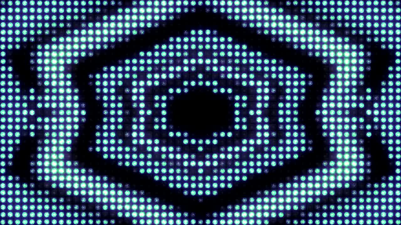 pulsación interminable del patrón en la pared de la luz