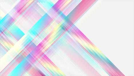 holográfico brillante rayas pixeladas geométricas abstractas animación de video tecnológico