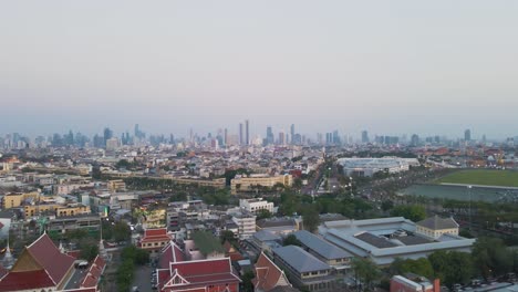 Imágenes-De-Drones-Tailandeses-Del-Impresionante-Horizonte-De-Bangkok