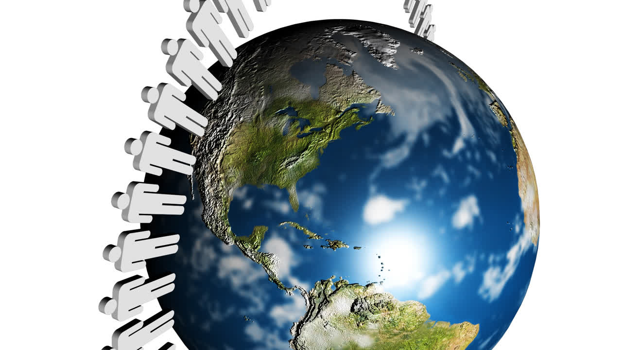 지구를 돌아다니는 사람들, 함께하는 개념