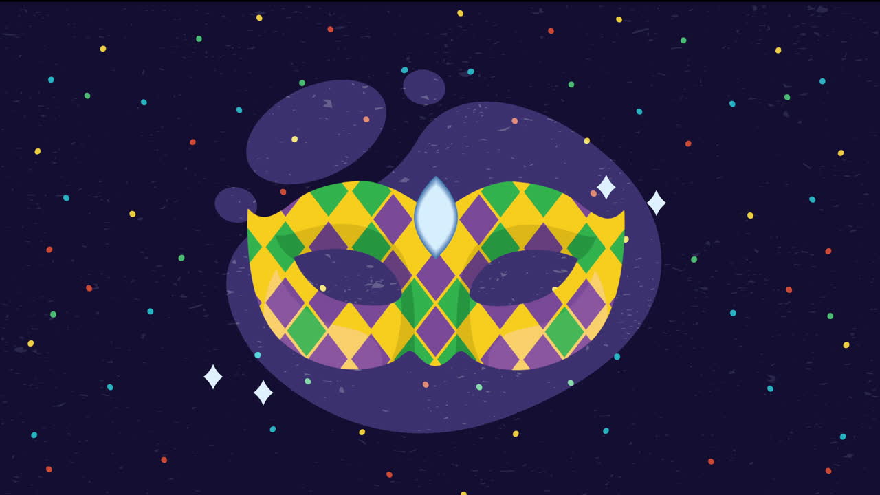 마디 그 라 마스크 일러스트