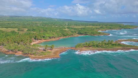 los coquitos beach and coast, cabrera in dominican republic