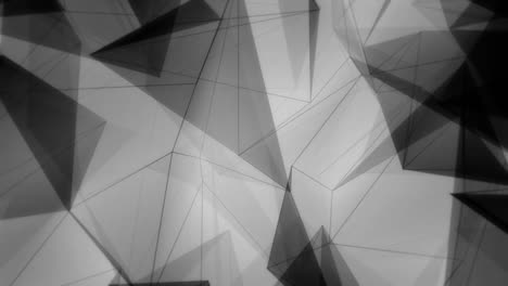 fondo de bucle gráfico de patrón geométrico triangular