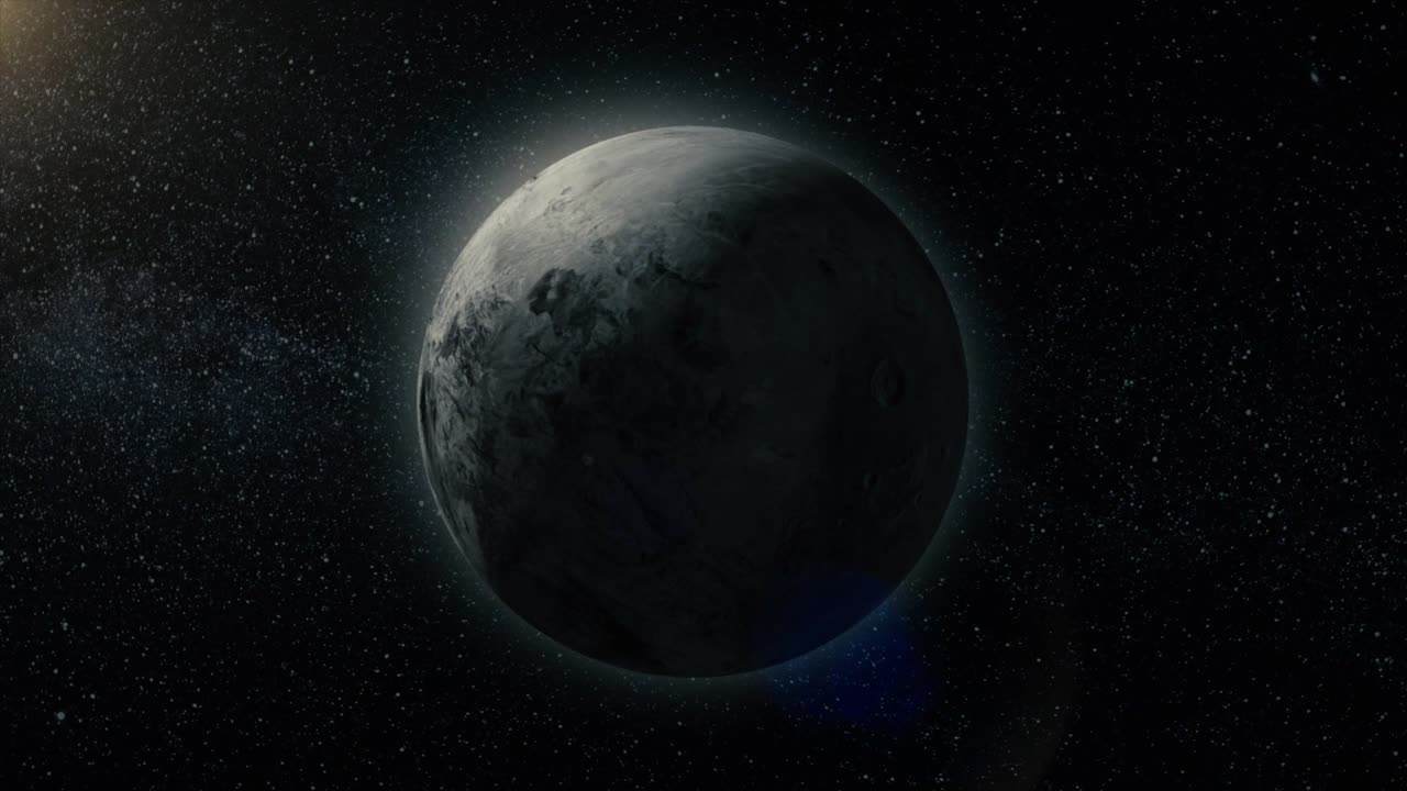 planeta gigante de gas. belleza del espacio profundo. miles de millones de galaxias en el universo. increíblemente hermoso. ganímedes