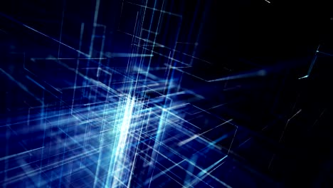 4k tecnológico futurista fondo de movimiento abstracto, circuitos flotantes otros elementos tecnológicos