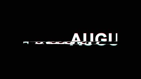 The month of August