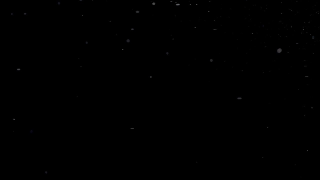 Spattering Water on a Black Background