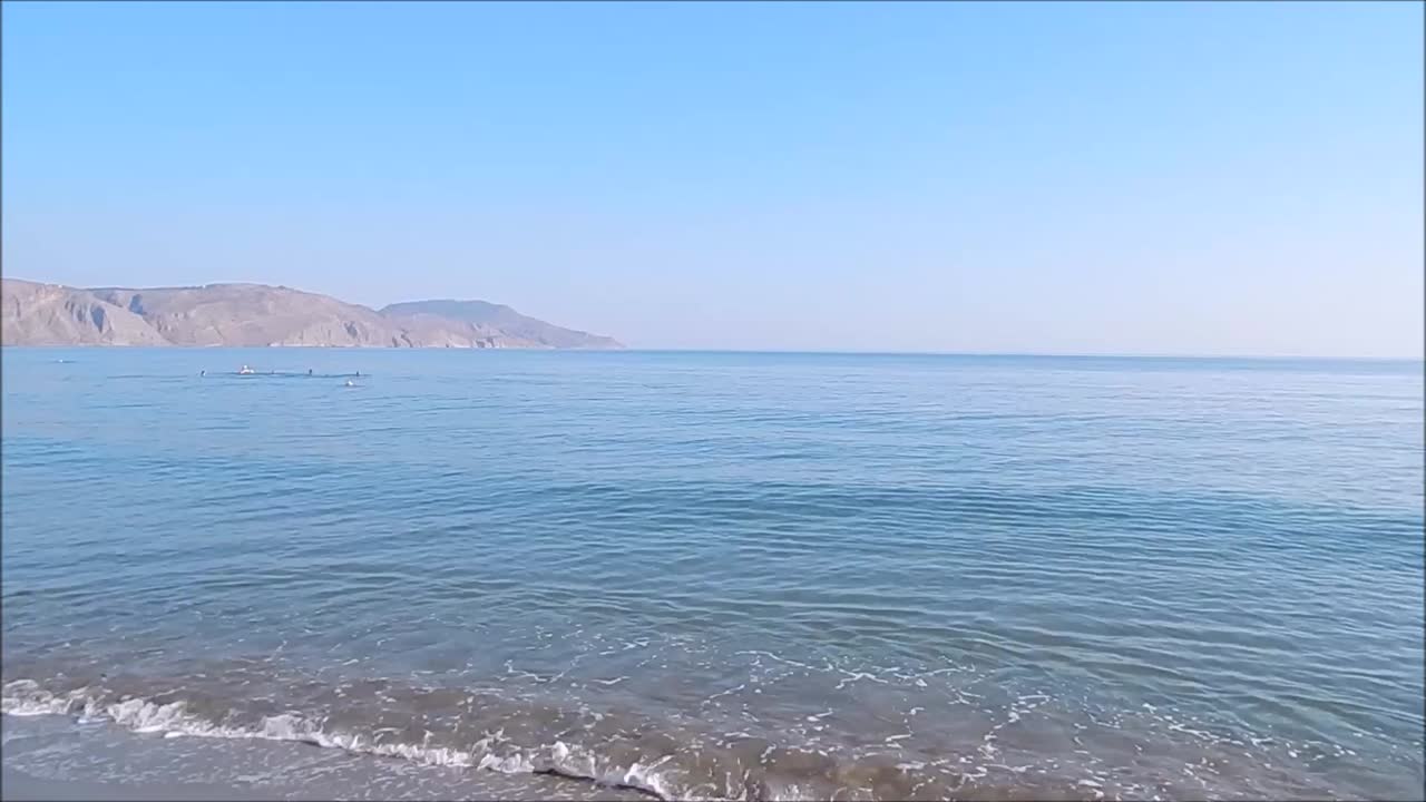 Tavel in Greece on the island of Crete mountains and the sea