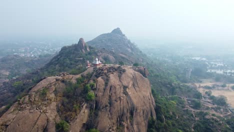 the temple is placed on the hill, it is jaichandi hill in west bengal