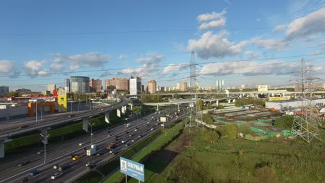 vertical inspection of an industrial city area