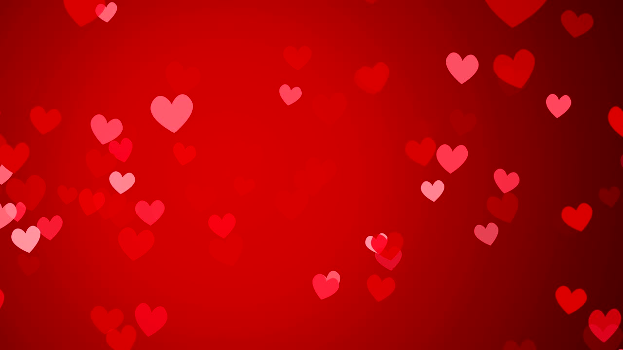 Cuori rossi. Sfondo per San Valentino