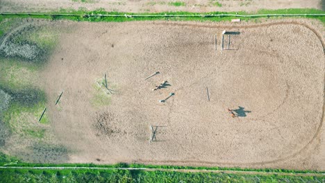 Aerial-view-of-three-horsemen