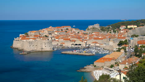 Casco-Antiguo-De-Dubrovnik,-Dalmacia,-Croacia