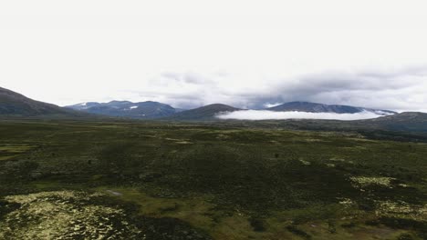 Dovrefjell-Noruega-Imágenes-Aéreas-De-Drones
