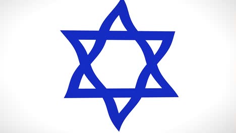 animación de la bandera de israel