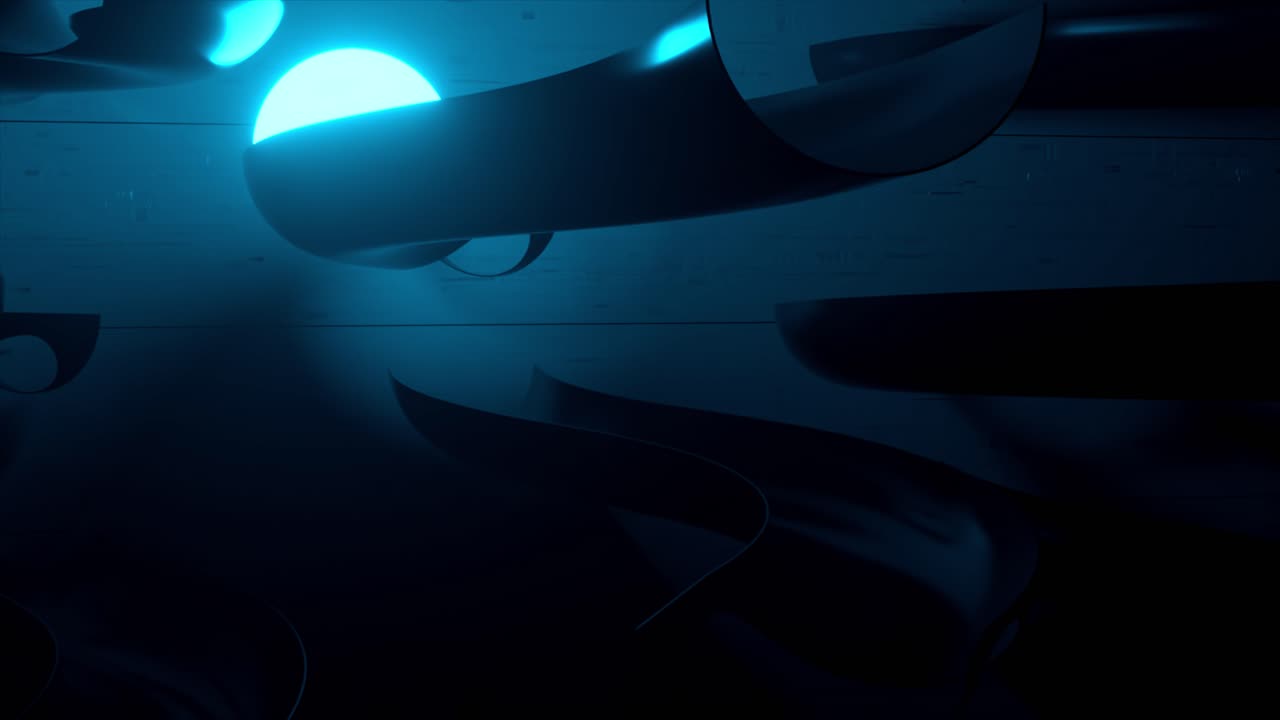 Render 3D Astratto con Sfera Luminosa