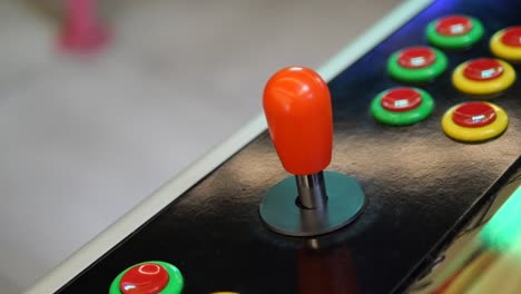 arcade joystick and buttons