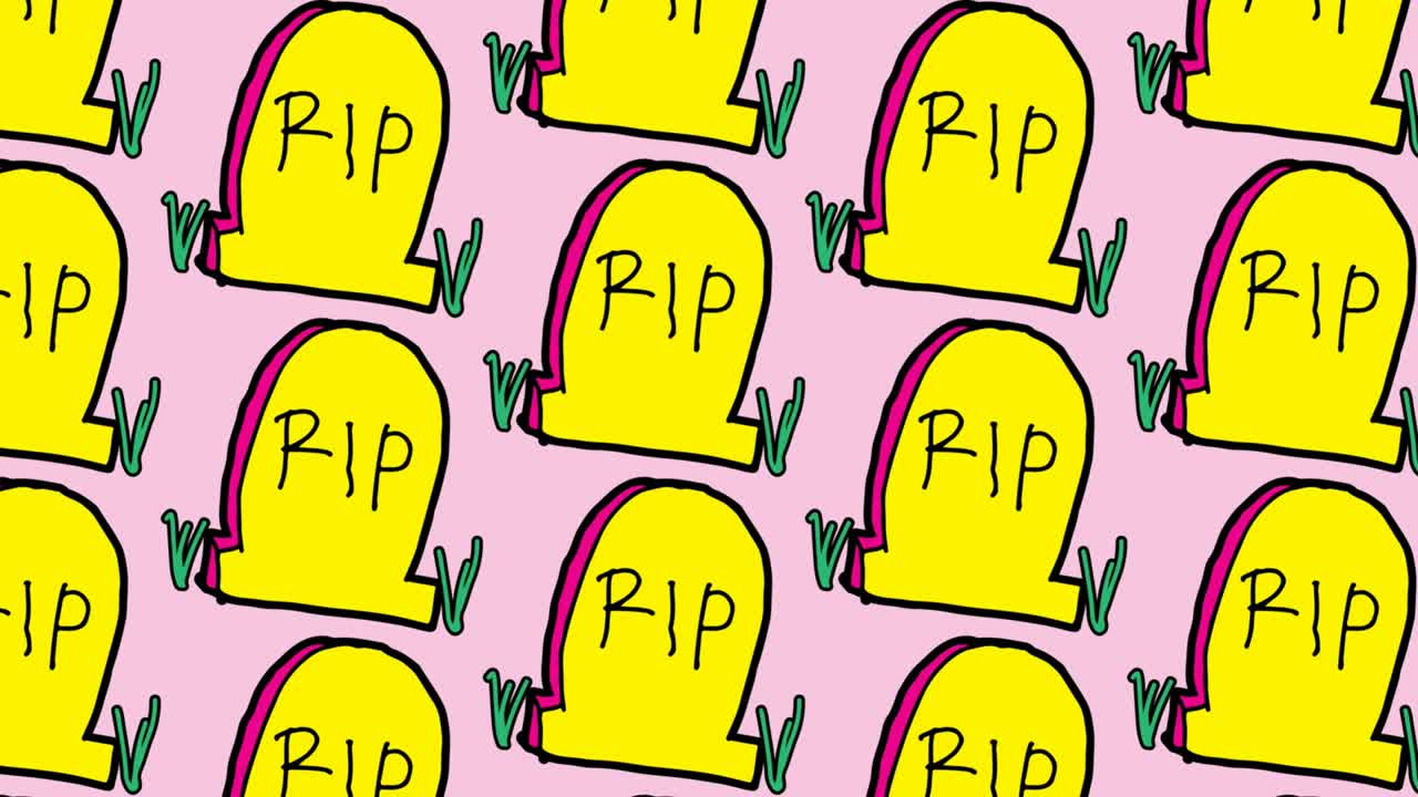 niños dibujando arte pop fondo sin costuras con el tema de la lápida