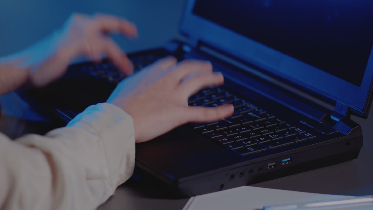 노트북 키보드에 입력