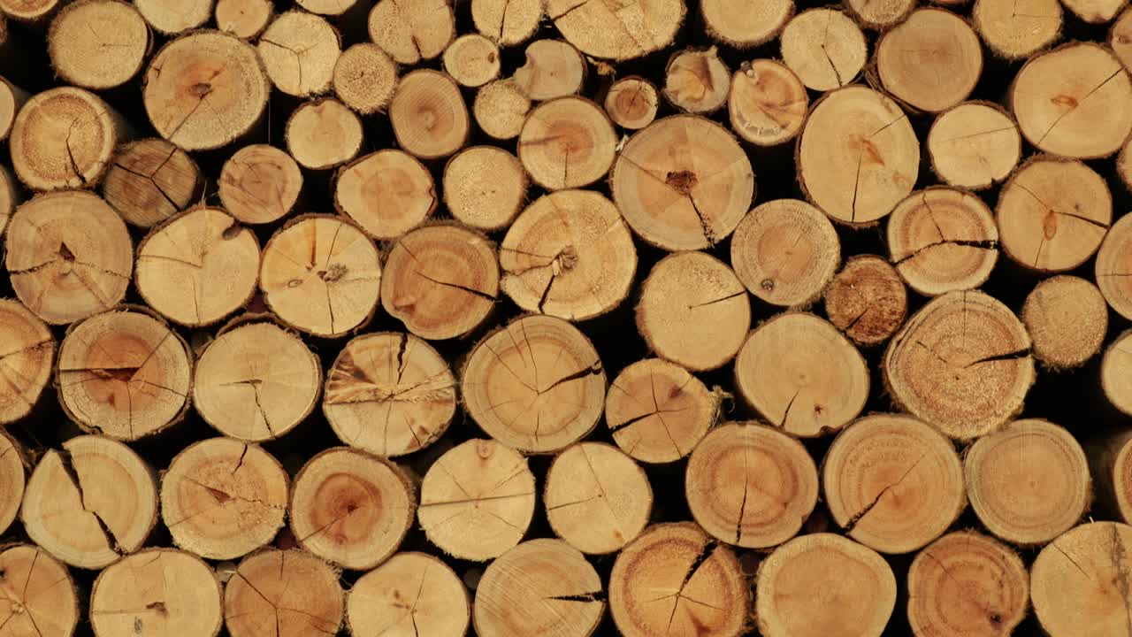 Stacks of lumber together