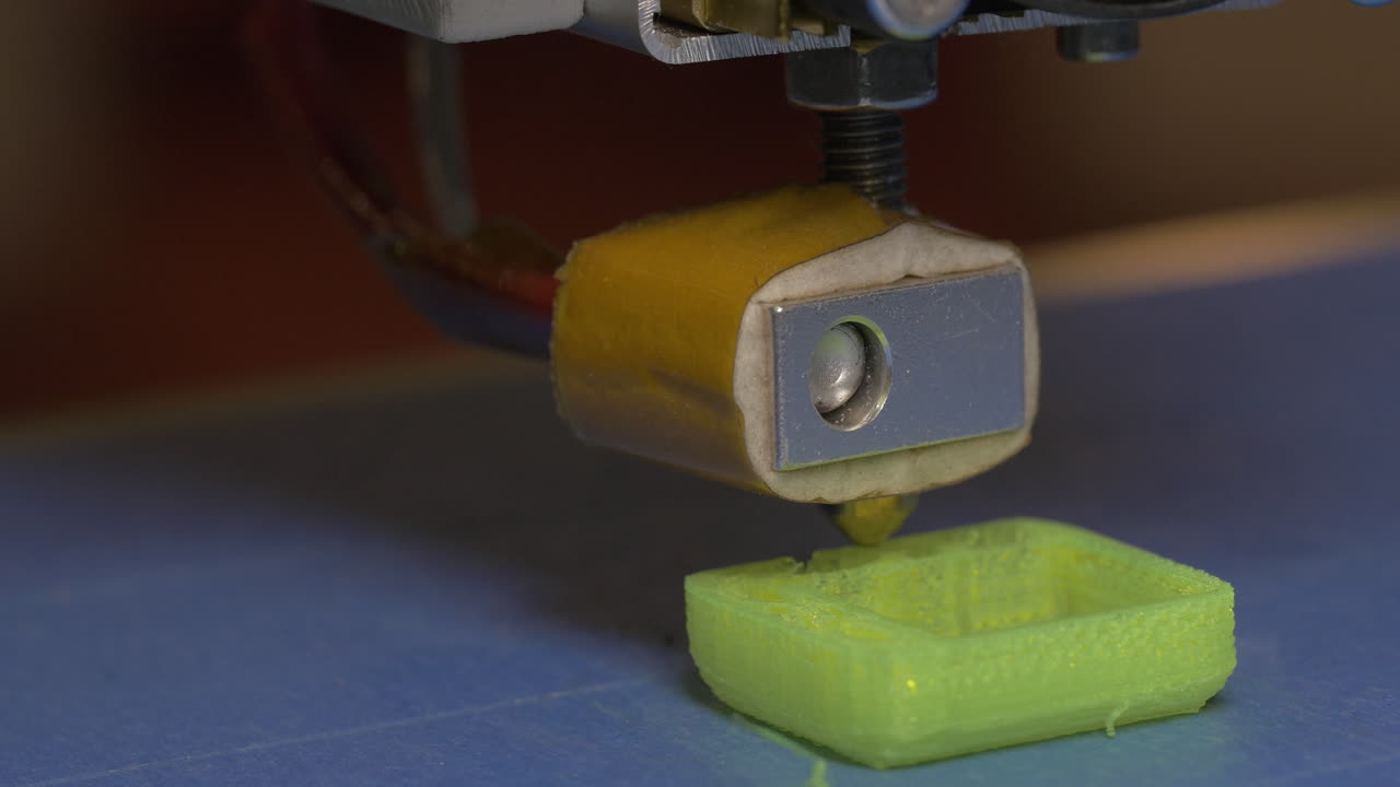 objeto de plástico impreso por una impresora 3d