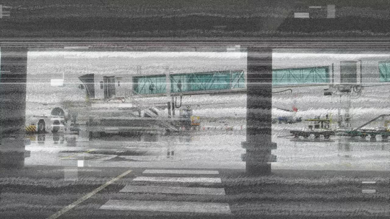 빠른 속도로 움직이는 공항