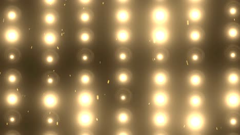 los reflectores, las luces intermitentes, los reflectores
