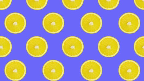 animación de diseño de movimiento de frutas de limón
