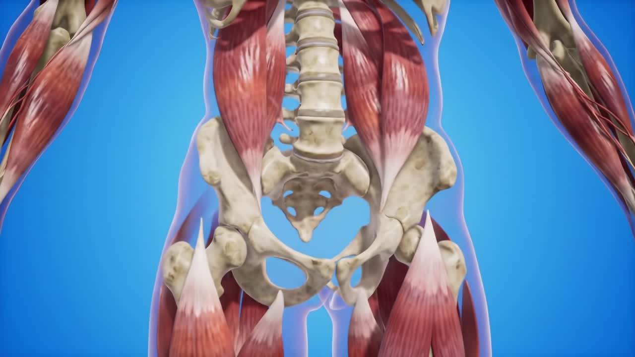 Anatomical Overview of the Human Musculoskeletal System: A Detailed Examination of Muscle and Bone Structures in the Human Body