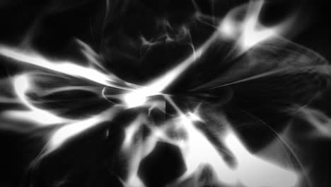 mystical smoke - energy flow on black background