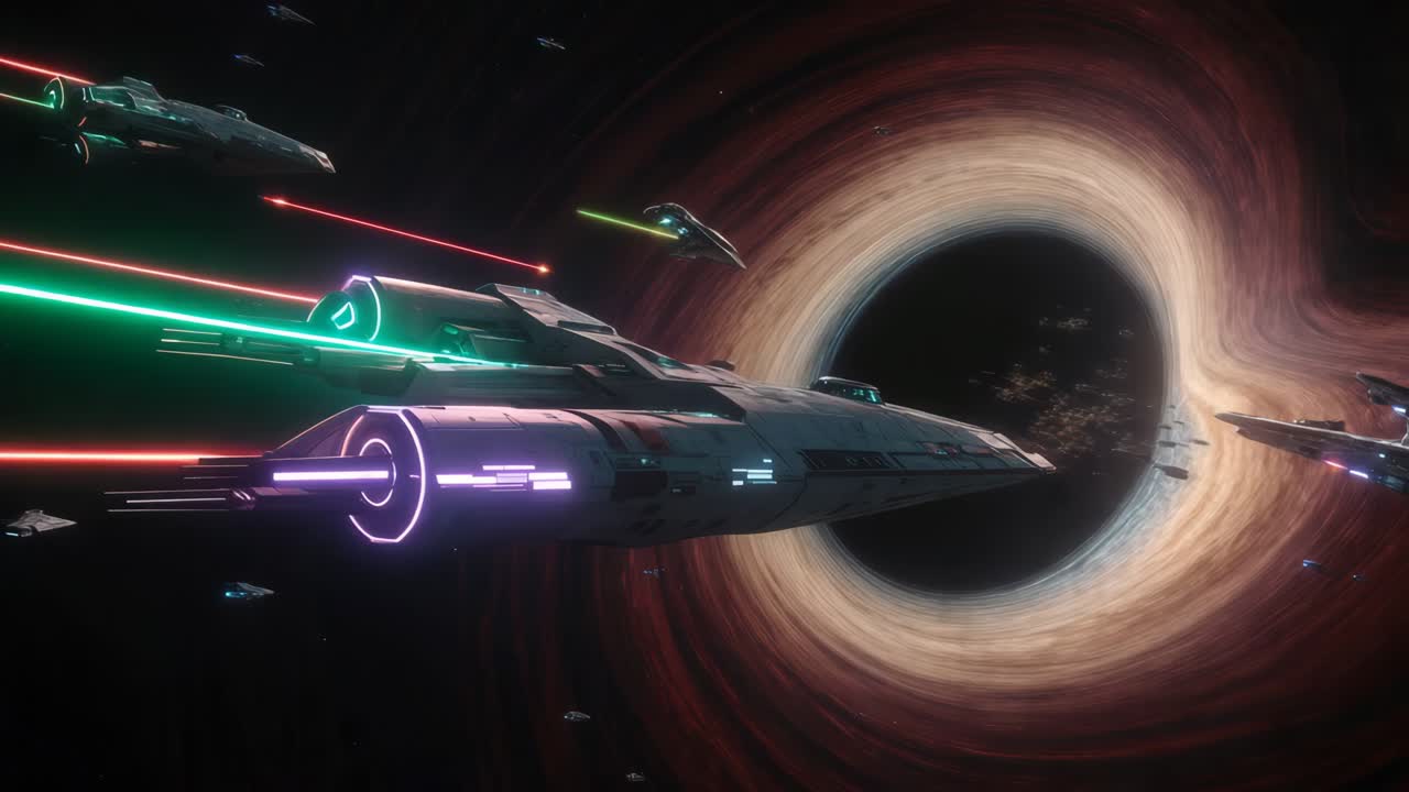 Spaceships in a Black Hole