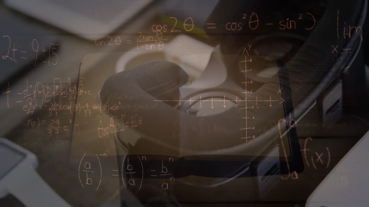 vr 헤드 ⁇ 을 통해 수학적 방정식의 애니메이션