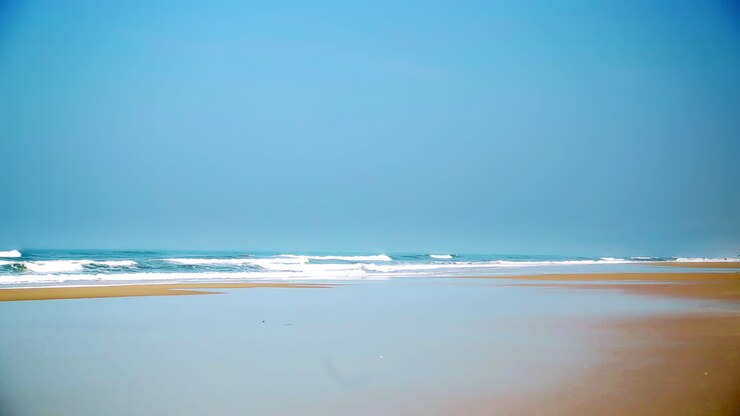 prachtig strandbeeld.