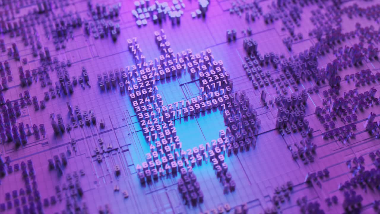 Abstract Cryptocurrency Visualization