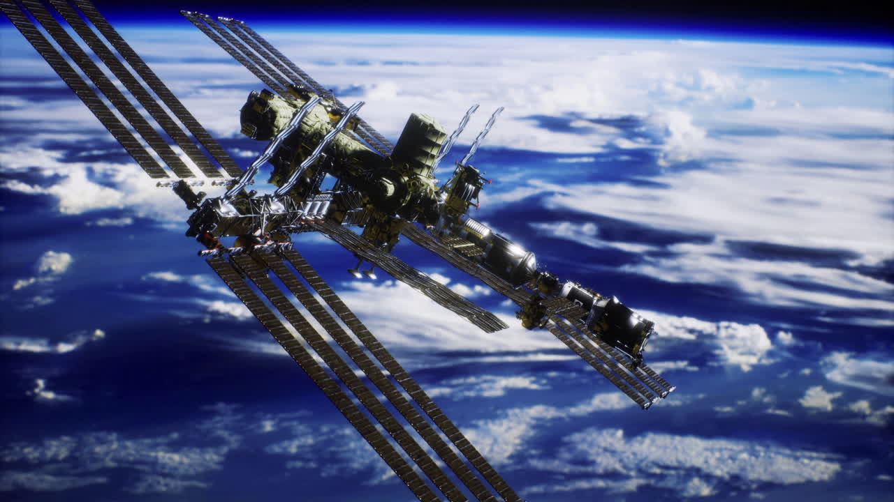 Exploring the vastness beyond earth with the iss in sight