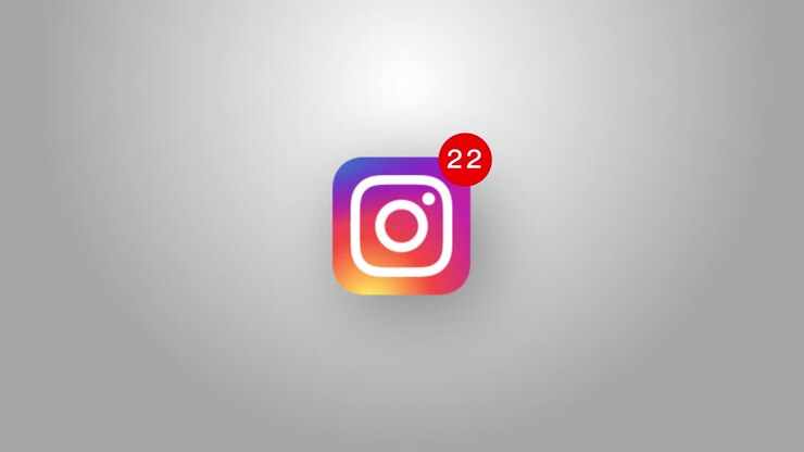Instagram App Icon with Notifications